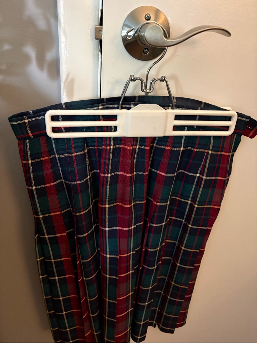 Charter Club Red and Green Tartan Skirt